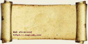 Isidora Borković vizit kartica